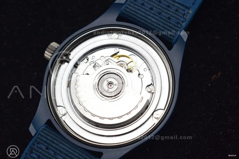 Sport Best Blue Edition Strap on Blue for M+F Pilot Ceramic Nylon Good' Watch A2892 of 'Laureus 1123